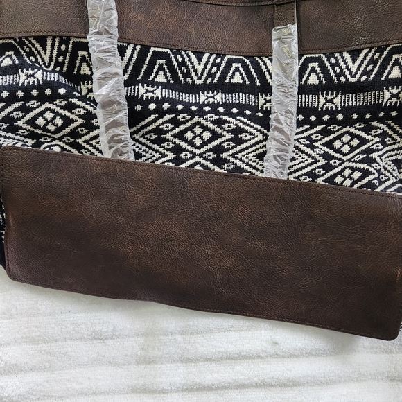 NWT thirty-one Bag. Black/Brown/Cream. - Picture 5 of 6